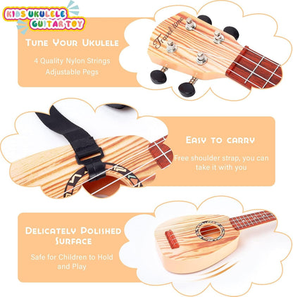 Juguete De Guitarra Ukelele Para Niños YOLO