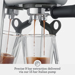 Máquina de café espresso Bambino Plus, Breville BS500, Stainless Steel