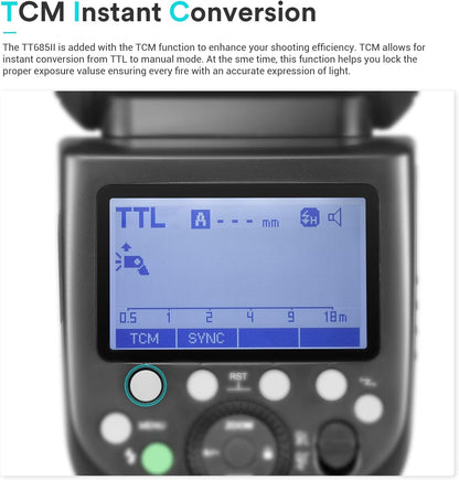 Flash Godox TT685II-S TTL HSS Para Sony GN60