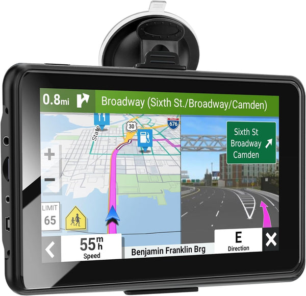 Navegador GPS, 16G, 7 pulgadas, RINSHOOT, con actualización de mapas.