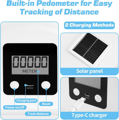 Rueda de ejercicio para gatos con podómetro, Hovono.(USADA)