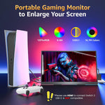 Monitor portátil Upperizon de 18,5", 1080P FHD, con soporte, VESA.