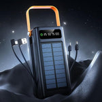 Power Bank Solar 20000mAh Carga Rápida Linterna LED