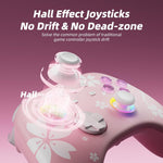 Control Gamer Switch Mytrix Bluetooth RGB Turbo Rosa