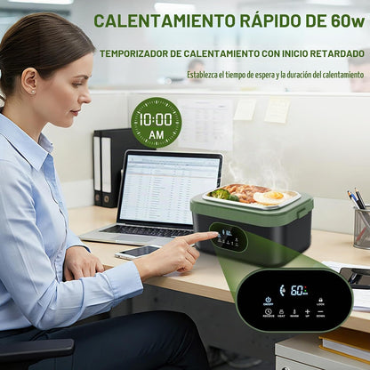 Lonchera eléctrica inalámbrica Snidomn, cap. 6,3 tazas (USADO)