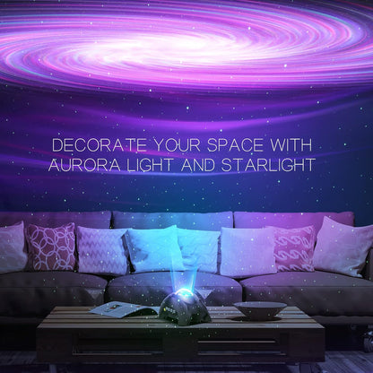 Proyector luces nocturnas Galaxia Aurora altavoz Bluetooth