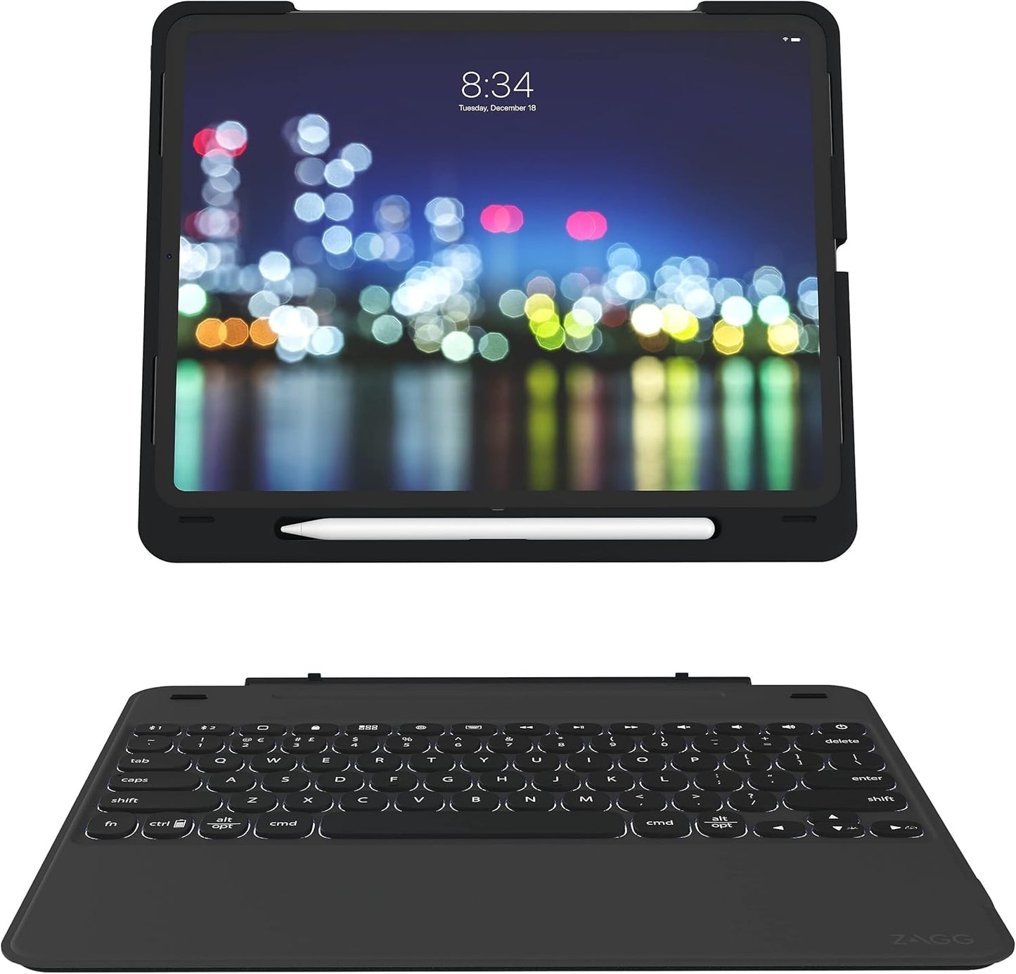 ZAGG Slim Book Go - Funda Ultradelgada con Teclado Bluetooth.
