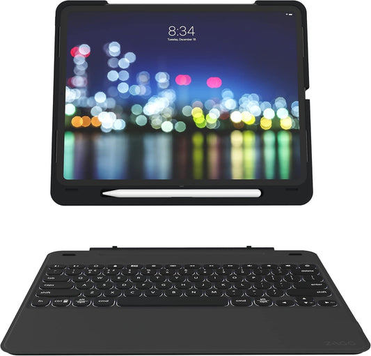 ZAGG Slim Book Go - Funda Ultradelgada con Teclado Bluetooth.