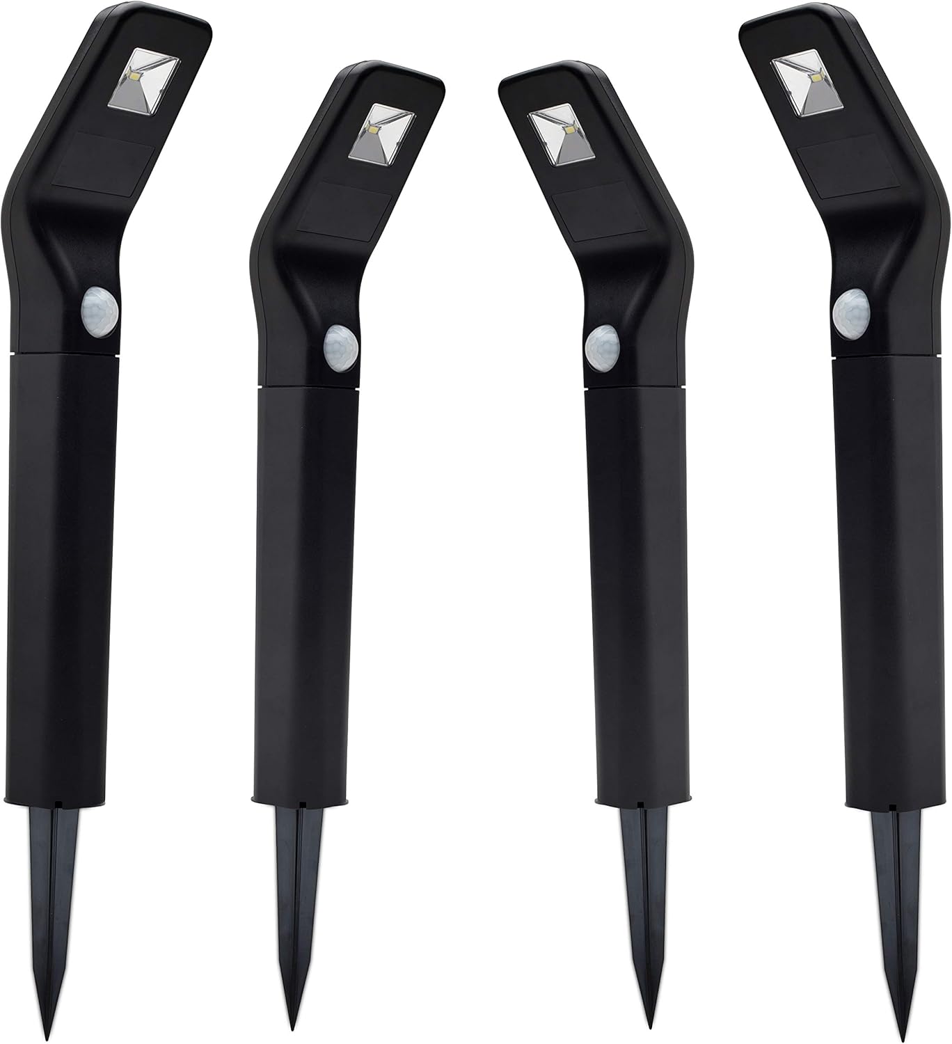Morvat, Luz solar con sensor de movimiento, para jardin, paisaje.