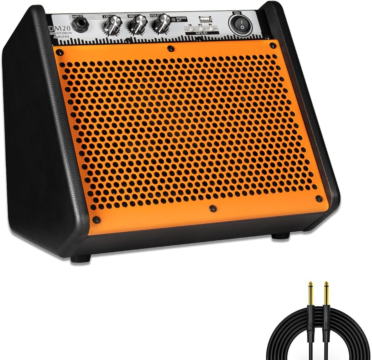 Altavoz amplificador, Bluetooth de 20 W, cable con reducción de ruido.