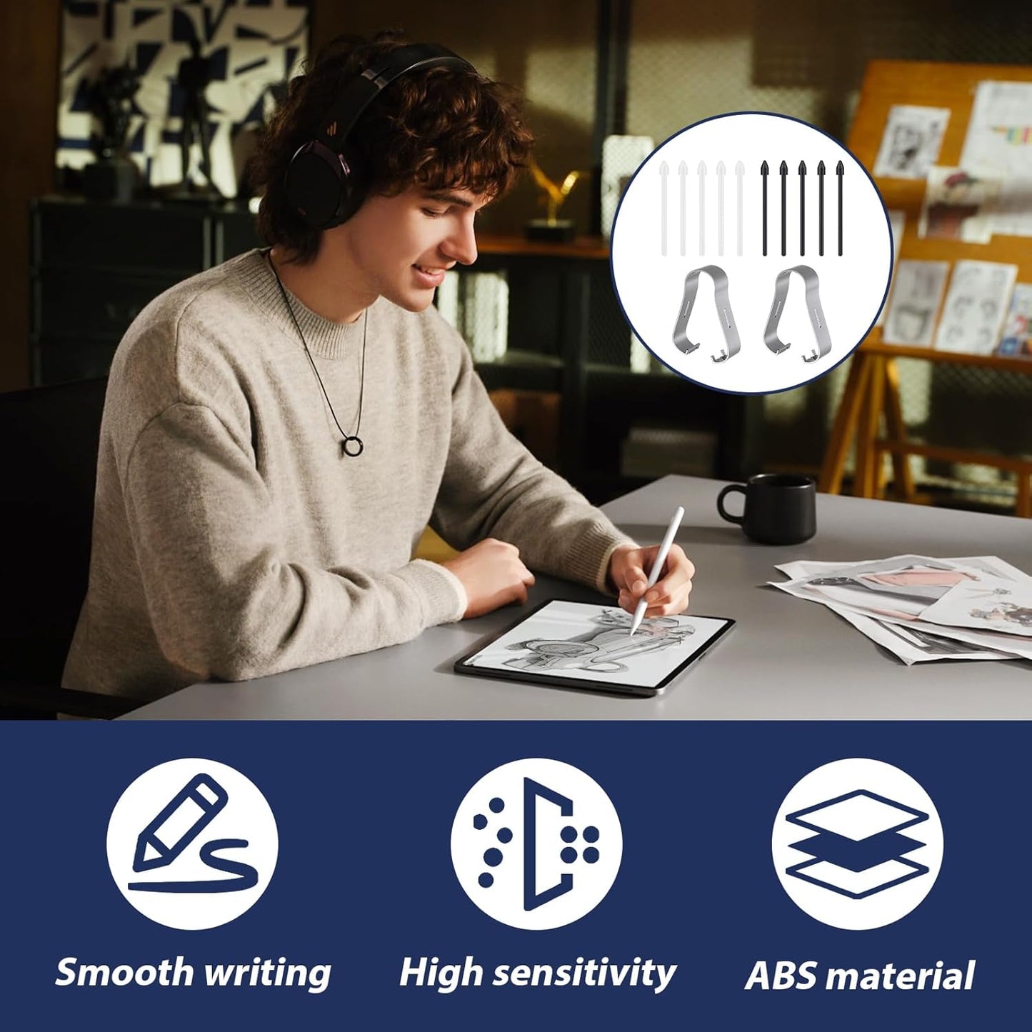 Puntas de Repuesto (19Pcs) para Samsung Galaxy S6 Pen, S7