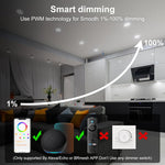 Luces Led empotrada inteligente de 6" RGBCW 15W LED Cloudy Bay 6 pack