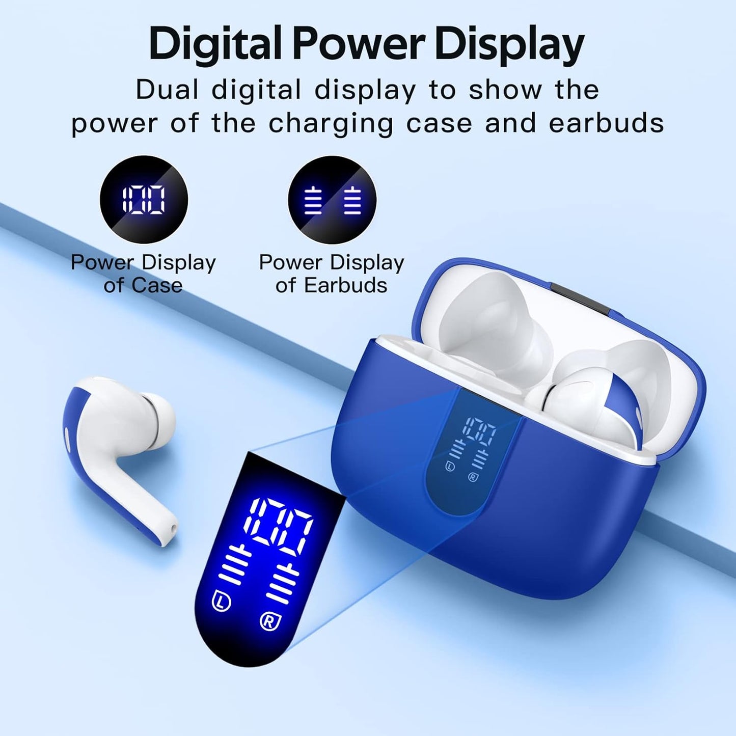 TAGRY Auriculares Bluetooth inalámbricos IPX5