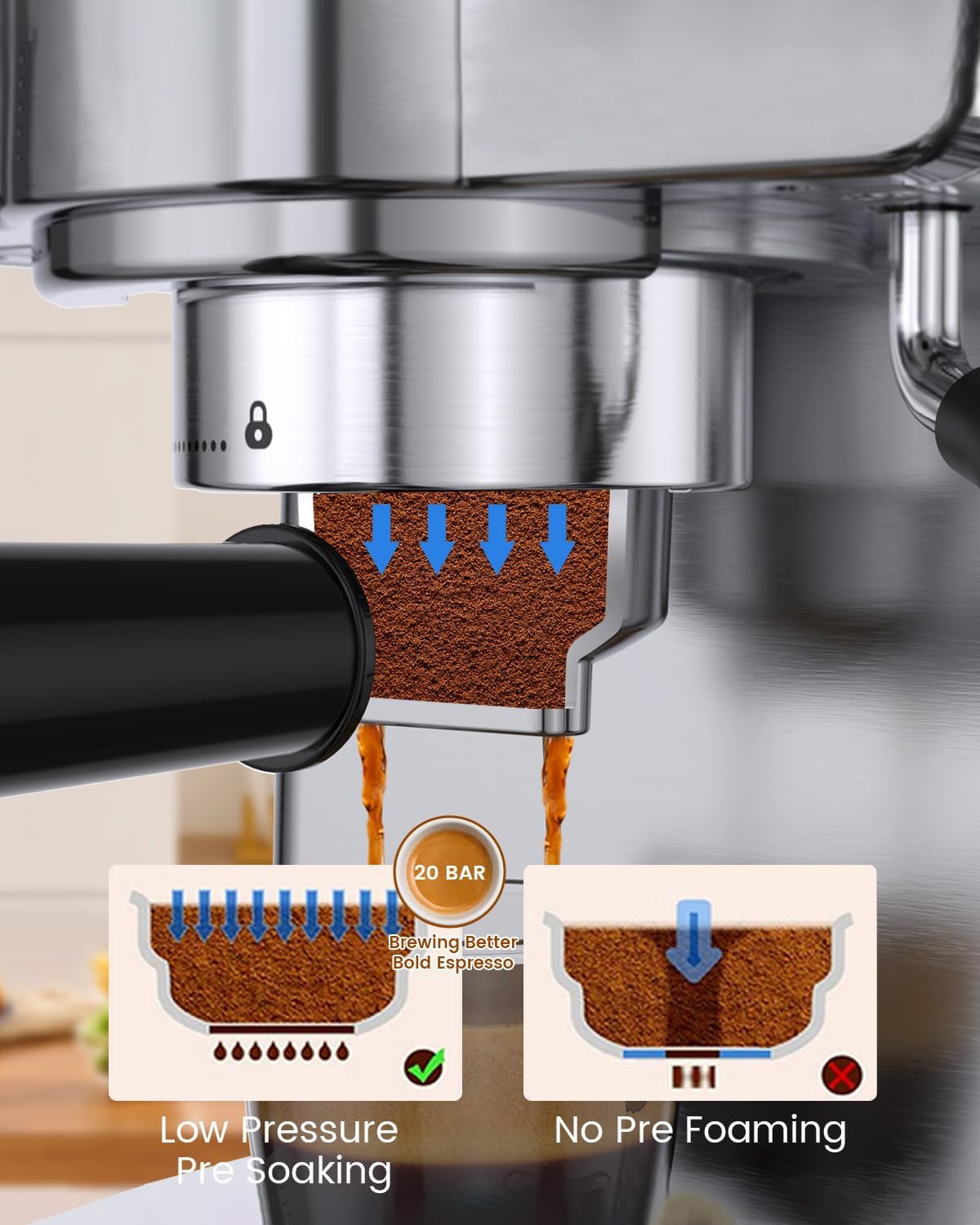 Maquina de Espresso Coffee  EM3205 FROSSVT