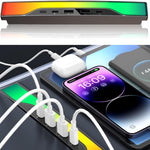 Model y Hub USB con Tesla Ambient Lighting Modelo 3 consola central. USADO