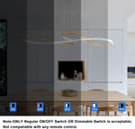 Lámpara LED colgante Sunmoo, Para Techo, Ajustable y Contemporánea.