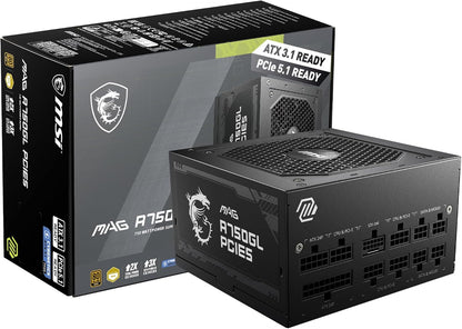 MSI MAG A750GL 750W 80+ Gold Fuente de alimentacion (CAJA ABIERTA)