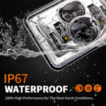 4 faros delanteros LED rectangulares de 60 W, 4 x 6" Z-OFFROAD