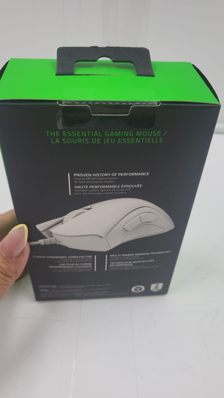 Razer DeathAdder Essential con cable blanco Mac PC