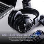 Linsoul Kiwi Ears - Auriculares elipse sobre la oreja, auriculares dinámicos.