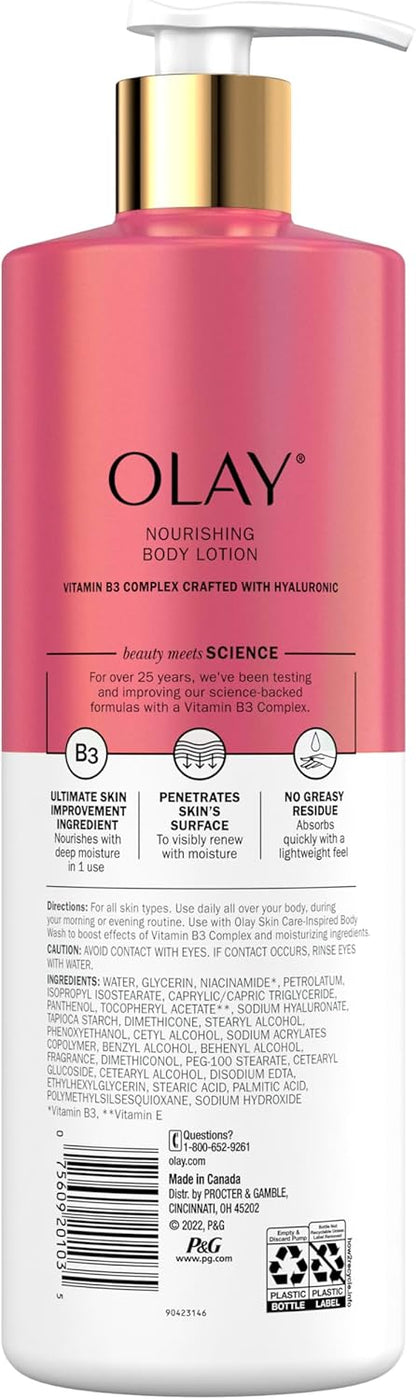 Loción corporal nutritiva e hidratante de Olay