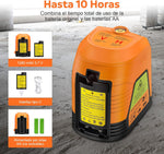 Nivel Láser Verde de 30m CHILEAD, Autonivelante con Carga USB para Construcción