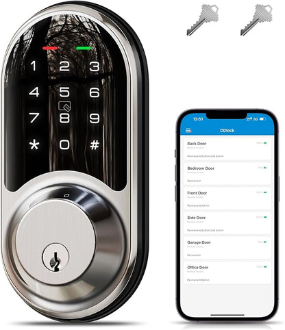 Cerradura Inteligente Veise WiFi Huella App Touch