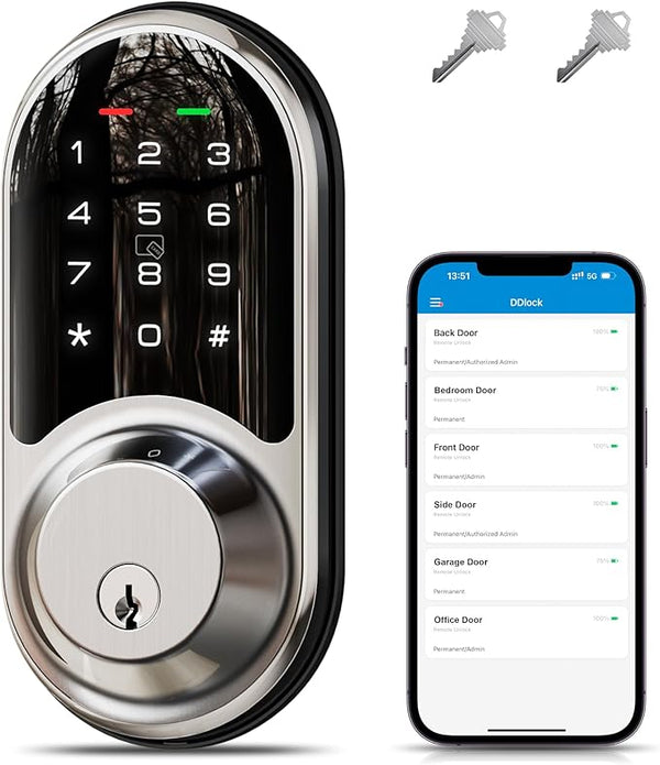Cerradura Inteligente Veise WiFi Huella App Touch