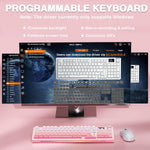 AULA S98 Pro Teclado Mecánico Inalámbrico Con Pantalla y Perilla
