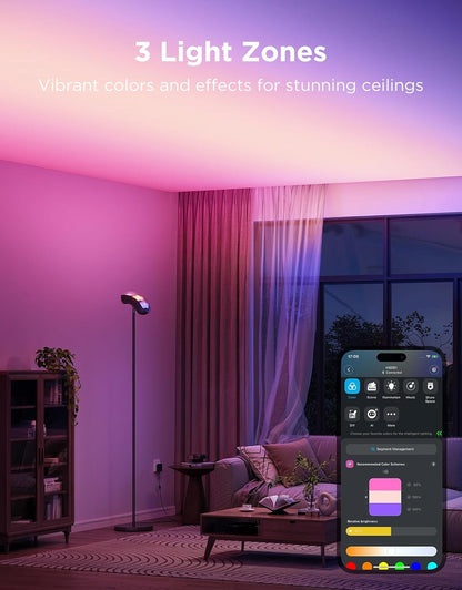Lámpara de pie Govee Torchiere H60B1, con Matter y Alexa, RGBIC