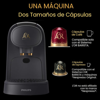 L'OR Philips, máquina de café y espresso Barista, (USADA).