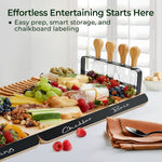 Tabla Charcuteria Keechee Con Pizarra Y Tenedores con DETALLE