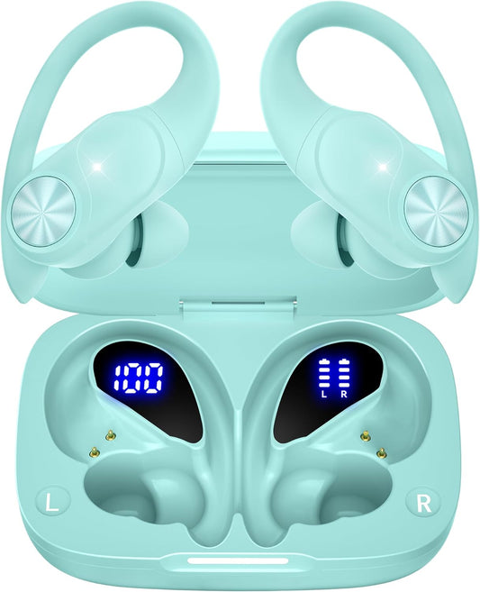 Auriculares Bluetooth Inalámbricos Ipx7, 80h Pocbuds T60 verde