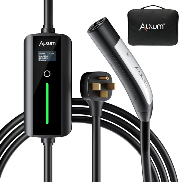 Alxum Cargador Tesla de nivel 2, portátil, enchufe NEMA 14-50.(USADO)