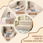 Sofá cama plegable, colchón cómodo y sofá de piso, Juikury.