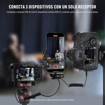 NEEWER CM28 Micrófono Lavalier Inalámbrico 2TX 1RX 4GB