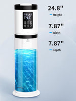 Humidificador de 8lts Nexva, cobertura de 500ft, difusor de aceite.
