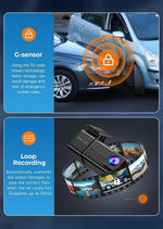 Dash Cam WiFi 2.5K Cámara de coche, E-YEEGER.
