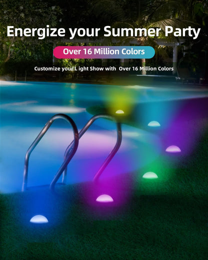 Luces inteligentes para jardin, Boleise, compatibles con Alexa.(USADO)