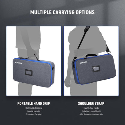 Bolsa de transporte Neewer para Q4, compartimentos dedicados.