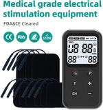 Electroestimulador Muscular EMS Recargable Masajeador Pads