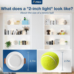 Luces Led Empotrable Amico 2'' 6W 5CCT Regulable 6 Piezas