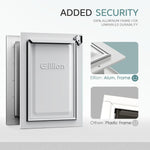 Puerta Para Perro Con Tunel Metalica 18kg Pared 3 Hojas EILLION Mediana