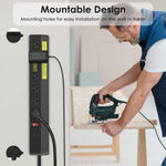Multicontacto Industrial 20A 4800J 6 Salidas Protección