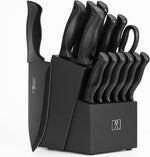 Juego de cuchillos Hunter.Dual de 15 pcs, con bloque de auto-afilado.