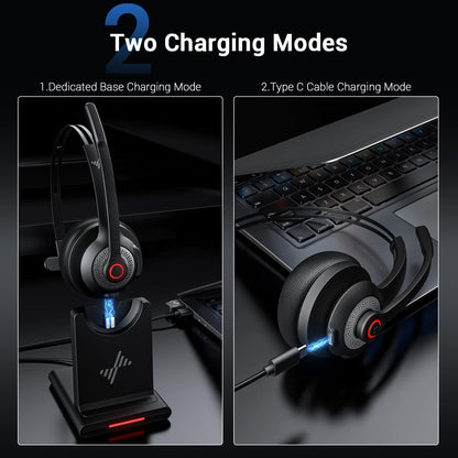 JIAMQISHI, Auriculares BT, wireless  c/micrófono.(USADO)
