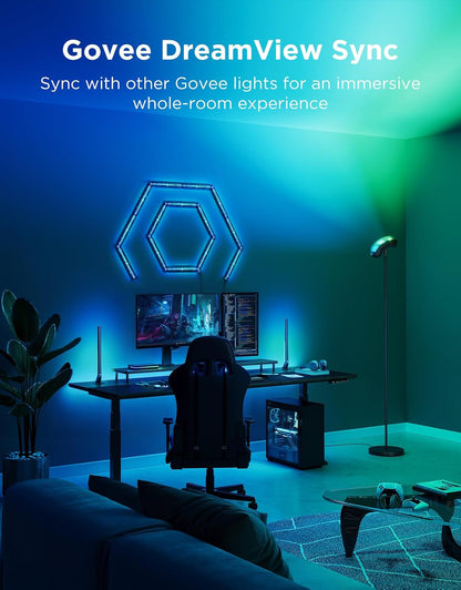 Lámpara de pie Govee Torchiere H60B1, con Matter y Alexa, RGBIC