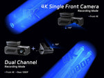 Dash Cam Pelsee P1 Duo 4K Delantera y Trasera WiFi (USADO)