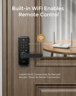 Chapa de Bloqueo inteligente, con video, Wi-Fi, Huella, App y llave.