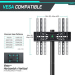 Soporte de TV con Toma de Corriente con Ruedas para televisores GREENSTELL
